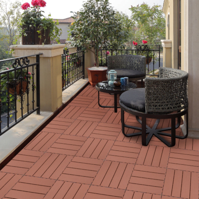 Plastic Interlocking Deck Tiles