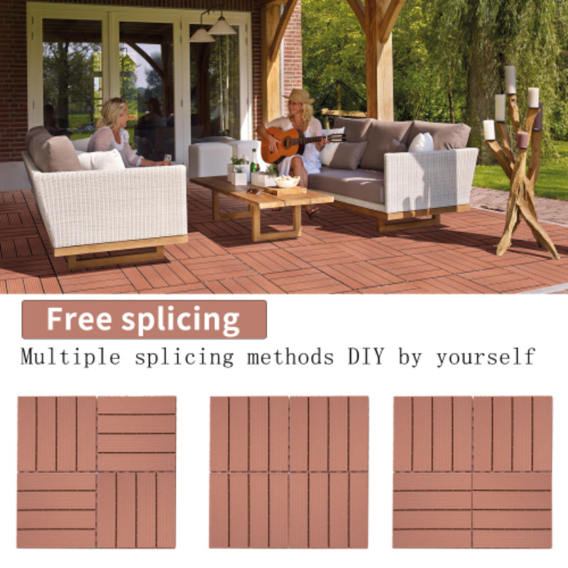 Plastic Interlocking Deck Tiles