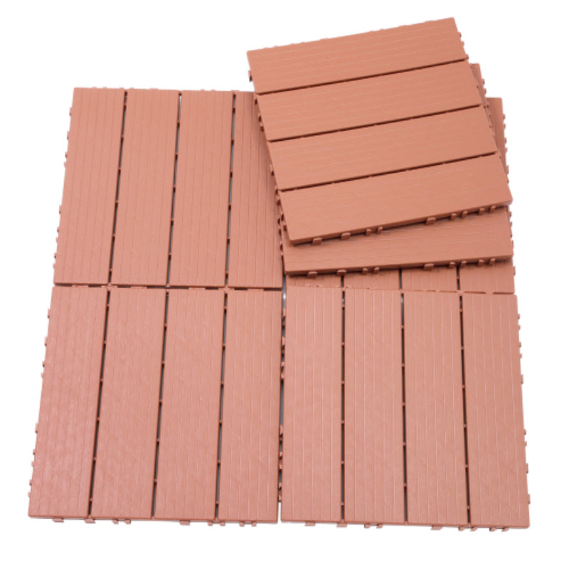 Plastic Interlocking Deck Tiles
