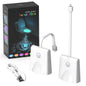 Rechargeable toilet night lamp with motion sensor and USB charging cable for home decor