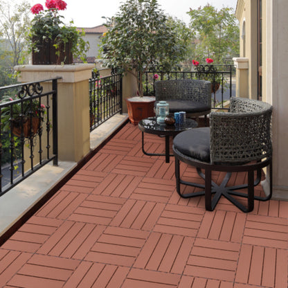 Plastic Interlocking Deck Tiles