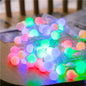 Multicolor LED USB remote control battery-powered small ball string lights for Christmas home decor