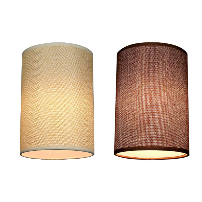Straight Linen Lamp Shade Simple Light