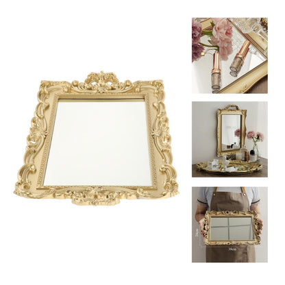 Retro Mirror Tray Photo Prop
