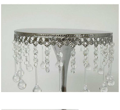 small waist crystal bead curtain with iron and acrylic beads in French gold electroplated finish