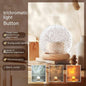 Projector small night lamp with water ripple effect and adjustable color temperature for home ambiance lighting