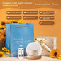 Projector small night lamp with remote control and water ripple light for home decor