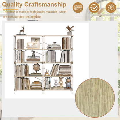 5-tier Retro Industrial Bookshelves