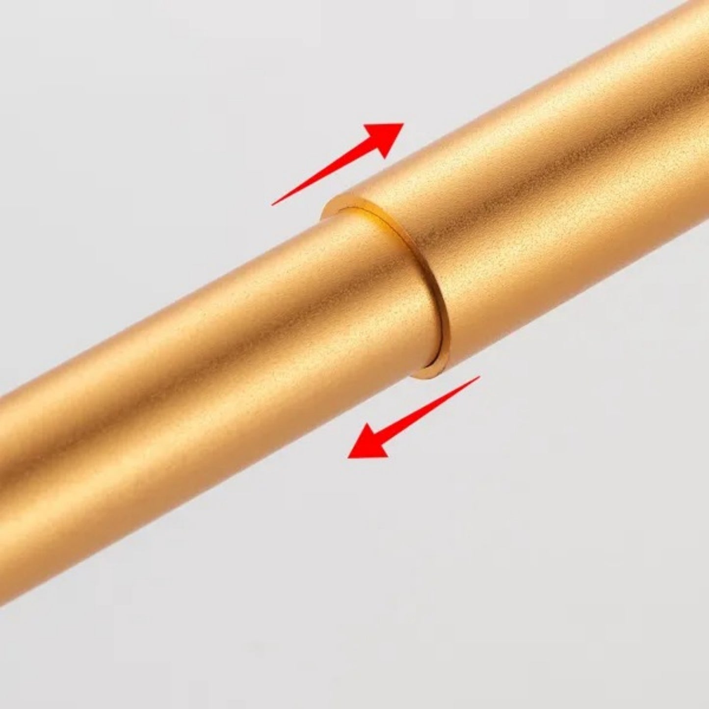 Bathroom Hardware Set Thicken Space Aluminum 3 PCS Towel Bar Set- Brushed Gold 16-27 Inches Adjustable Bathroom Accessories Set