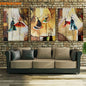 Abstract Oil Painting, Ballet Girl Art Deco Painting, Canvas Core