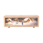Creative Lighting Painting small wireless night lamp with wooden frame and Christmas design