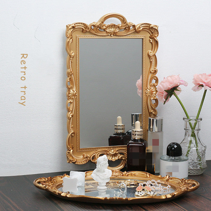 Retro Mirror Tray Photo Prop