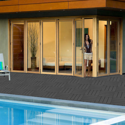 Plastic Interlocking Deck Tiles