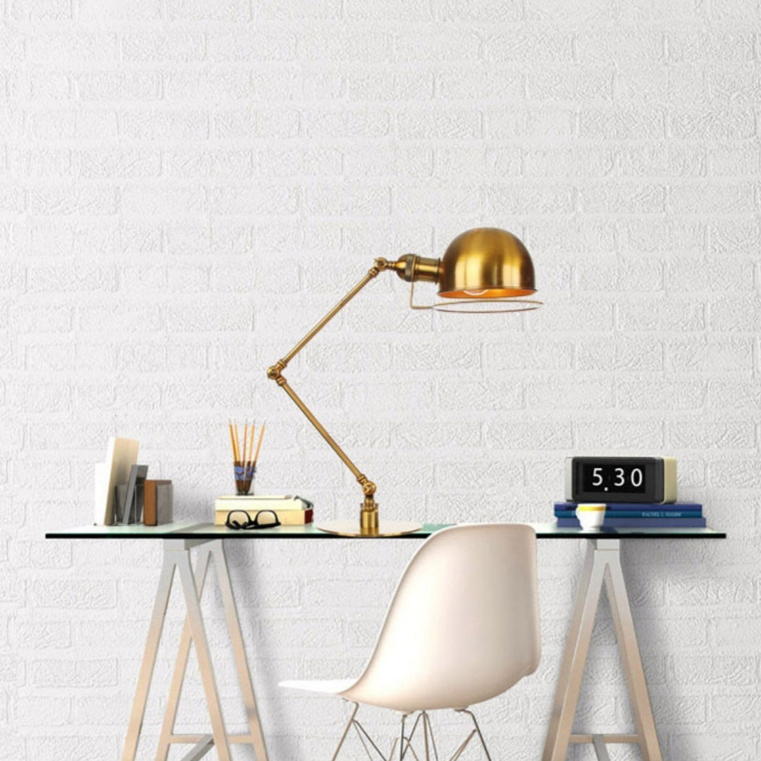 American Style Retro Iron Art Adjustable Decorative Table Lamp